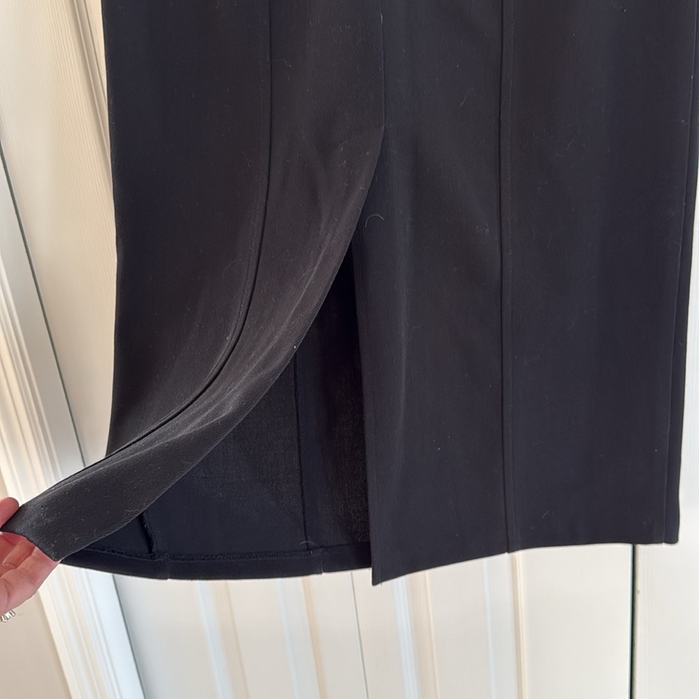 Vintage Old Navy Clothing Co. Women's Black Polyester/Rayon Pencil Skirt - 10 - Picture 6 of 10